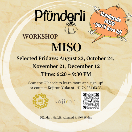 Miso workshop @Pfünderli in Widen